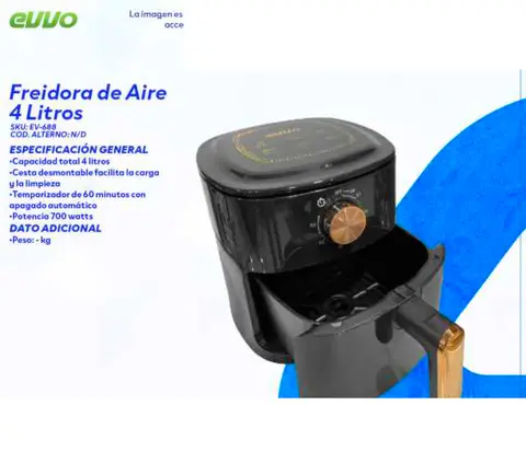 Freidora de Aire 4 Litros