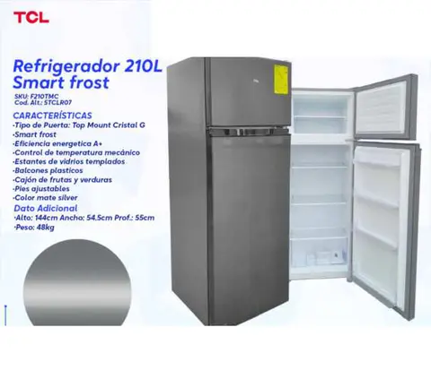 Refrigerador 210L Smart frost