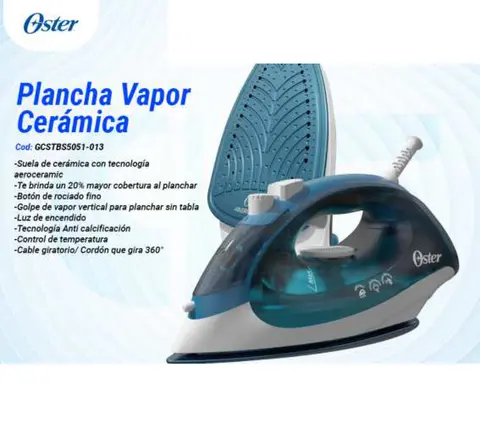 Plancha Vapor Cerámica (Oster)