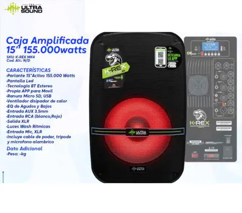 Caja Amplificada 15"