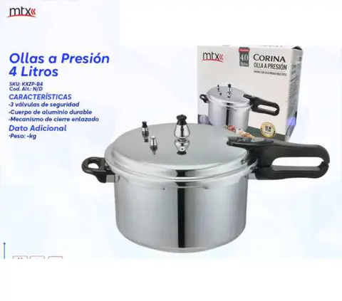 Ollas a Presión 4 Litros