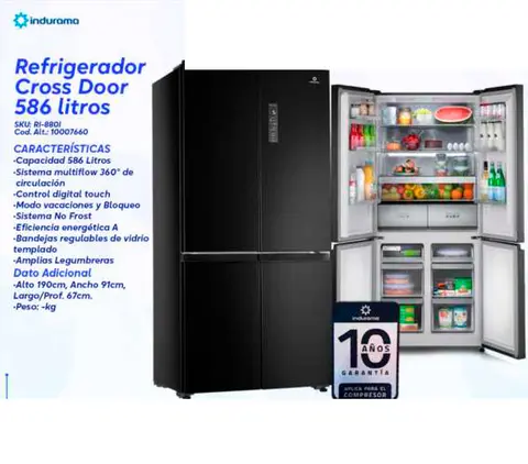 Refrigerador Cross Door 586 litros