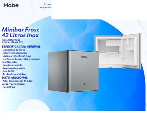 Minibar Frost 42 Litros Inox