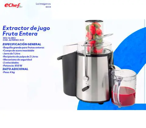 Extractor de jugo Fruta Entera (SL380J)
