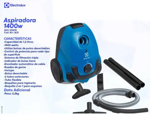 Aspiradora 1400w