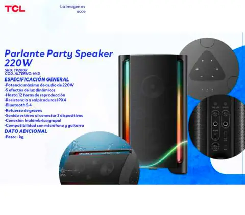 Parlante Party Speaker 220W