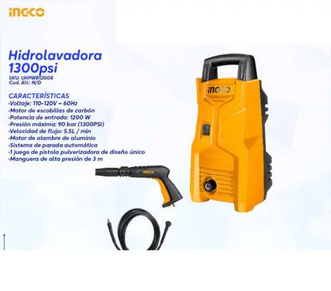 Hidrolavadora 1300psi