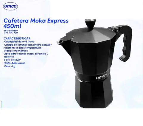 Cafetera Moka Express 450ml