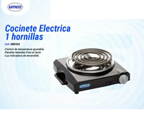 Cocinete Electrica 1 hornillas