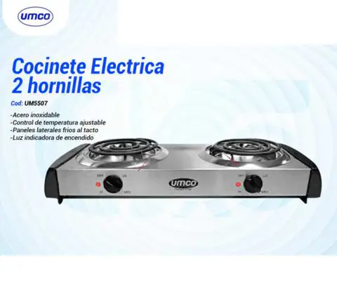 Cocinete Electrica 2 hornillas