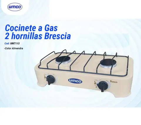 Cocinete a Gas 2 hornillas Brescia (UMCO)