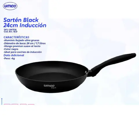 Sartén Black 24cm Inducción