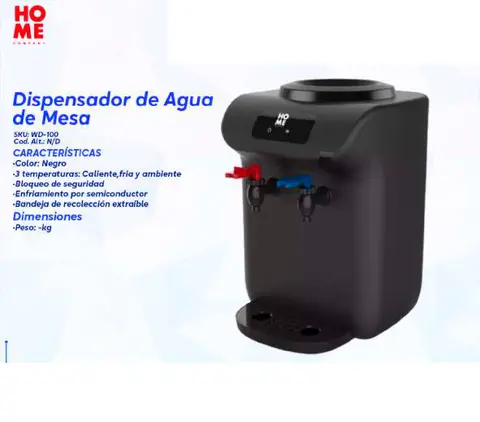 Dispensador de Agua de Mesa (HOME)