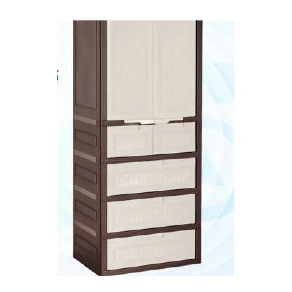 Armario Cajonero Deco Ratan Beige/Café (Casa Pica 94018660)