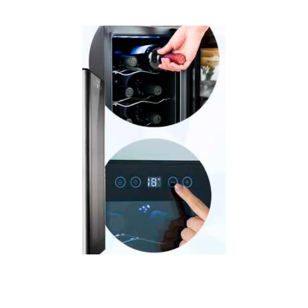 Vinera 12 Botellas Con Panel Digital Led