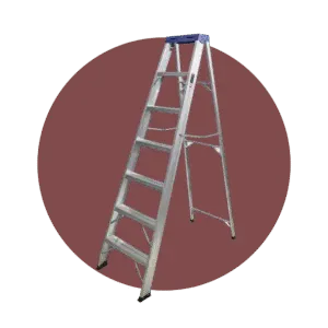 Escalera de Aluminio Tipo Tijera 7 Peldanos