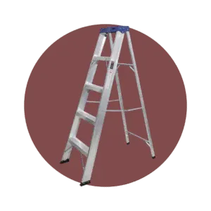 Escalera de Aluminio Tipo Tijera 5 Peldanos