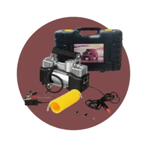 Compresor de Aire 12V con Herramientas para Auto