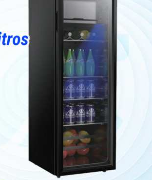 Mini Vitrina Exhibidora 140 lit a na i cristal
