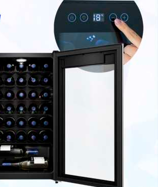 Vinera 34 Botellas Con Panel Digital Led