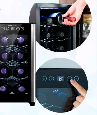 Vinera 8 Botellas Con Panel Digital Led