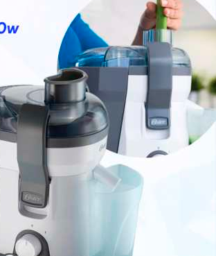 Extractor de jugos Media fruta : ilver 400w