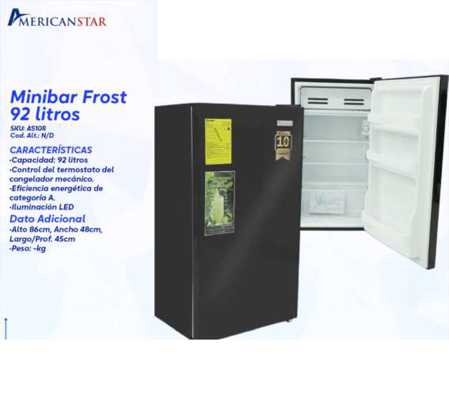 Minibar Frost 92 litros
