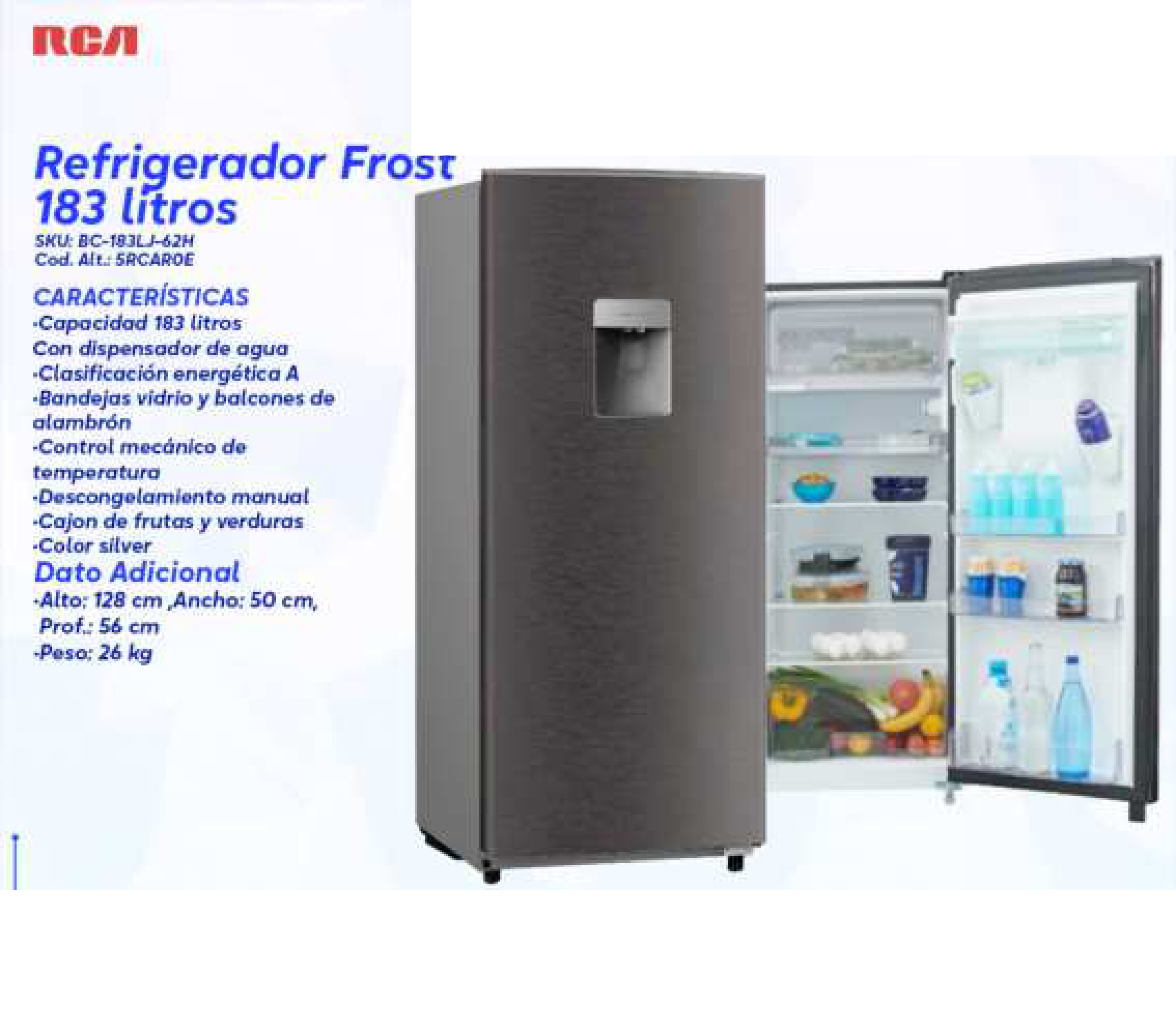 Refrigerador Frost 183 litros