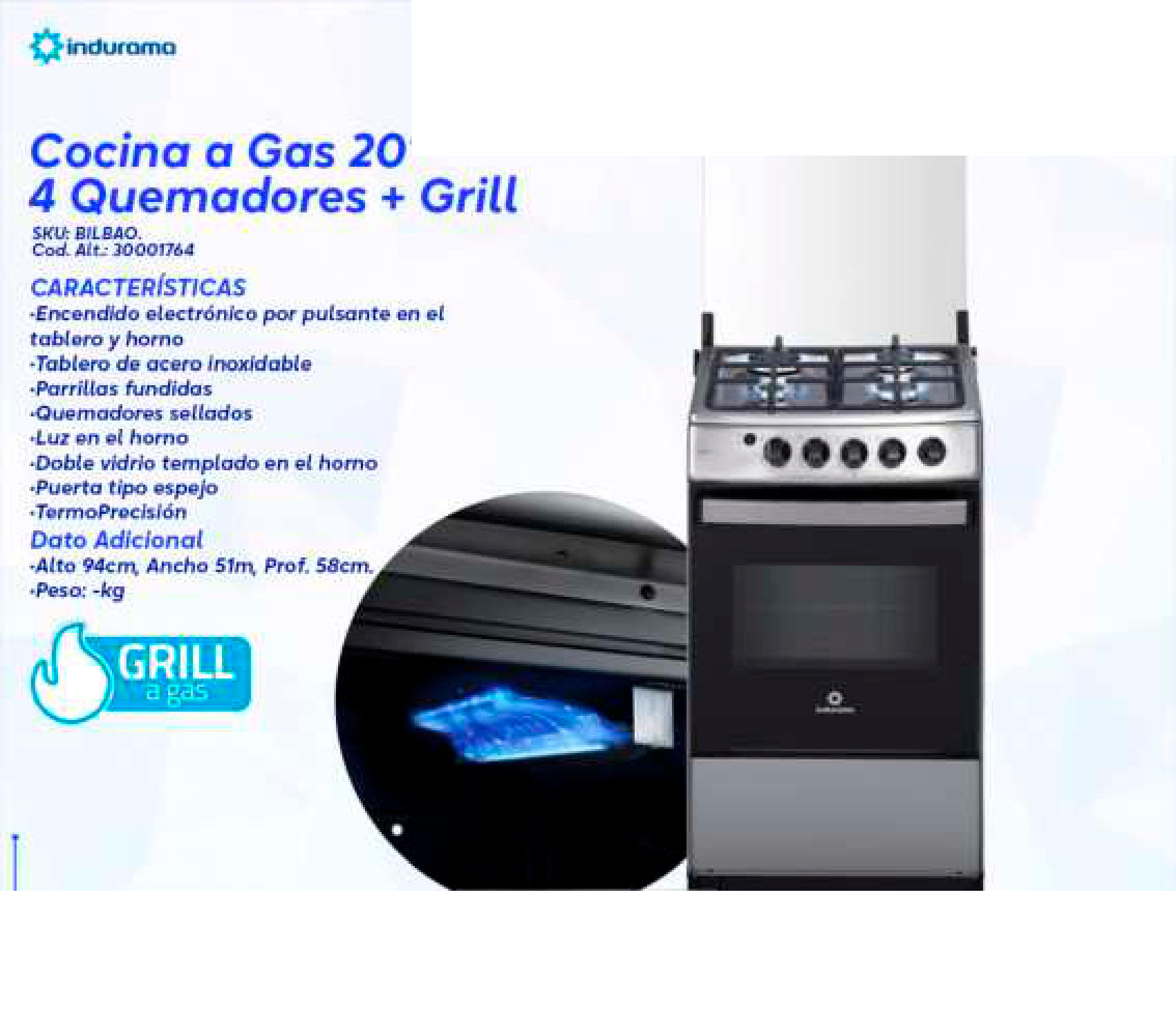 Cocina a Gas 20