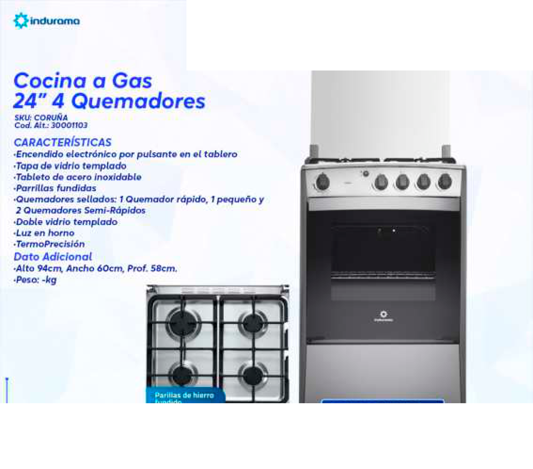 Cocina a Gas 24