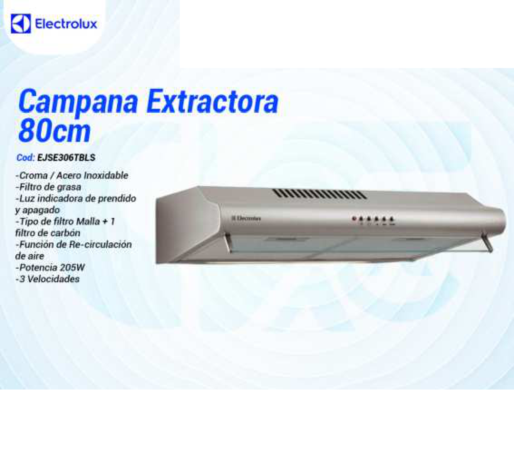 Campana Extractora 80cm