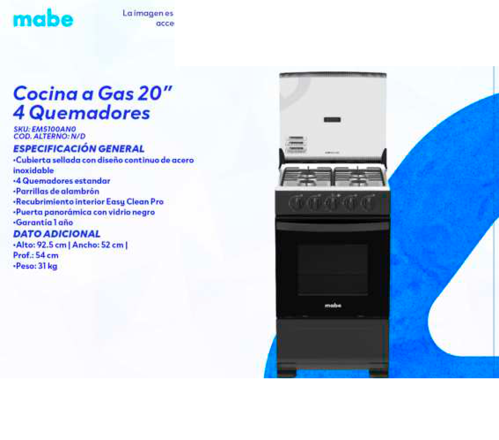 Cocina a Gas 20