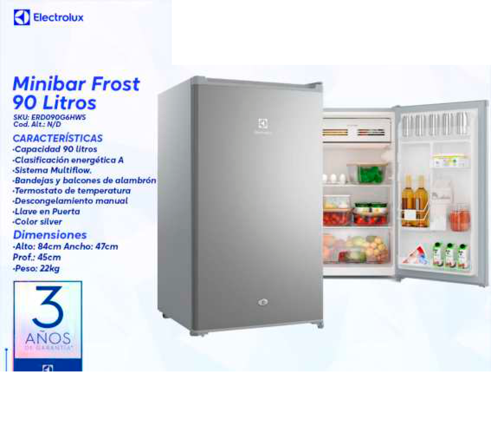 Minibar Frost 90 Litros