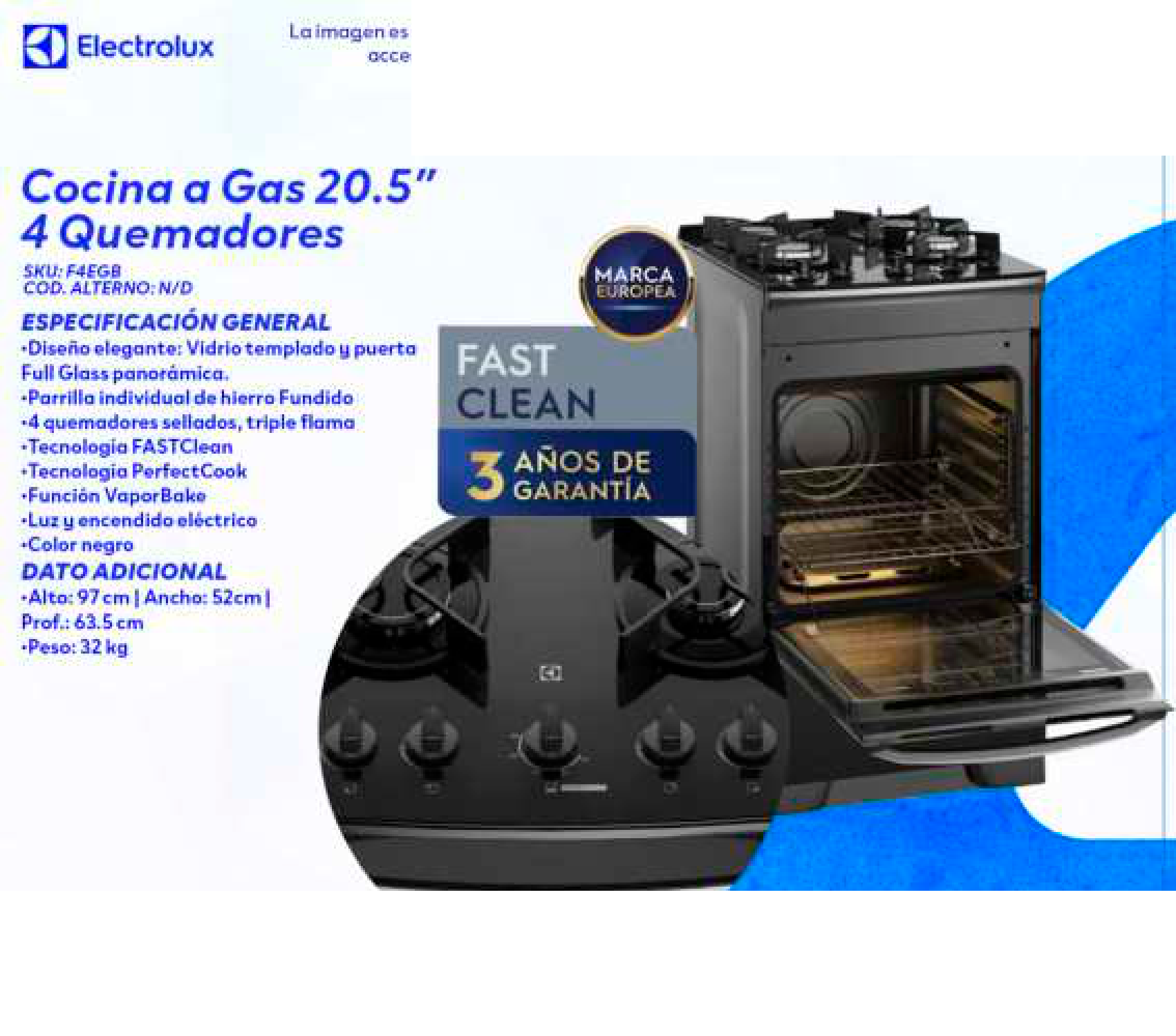 Cocina a Gas 20.5
