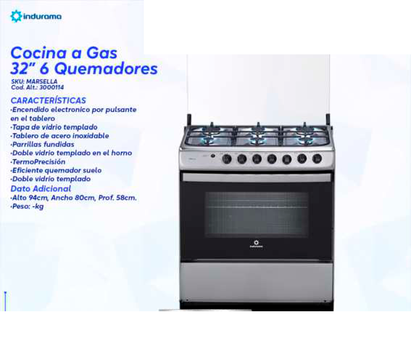 Cocina a Gas 32