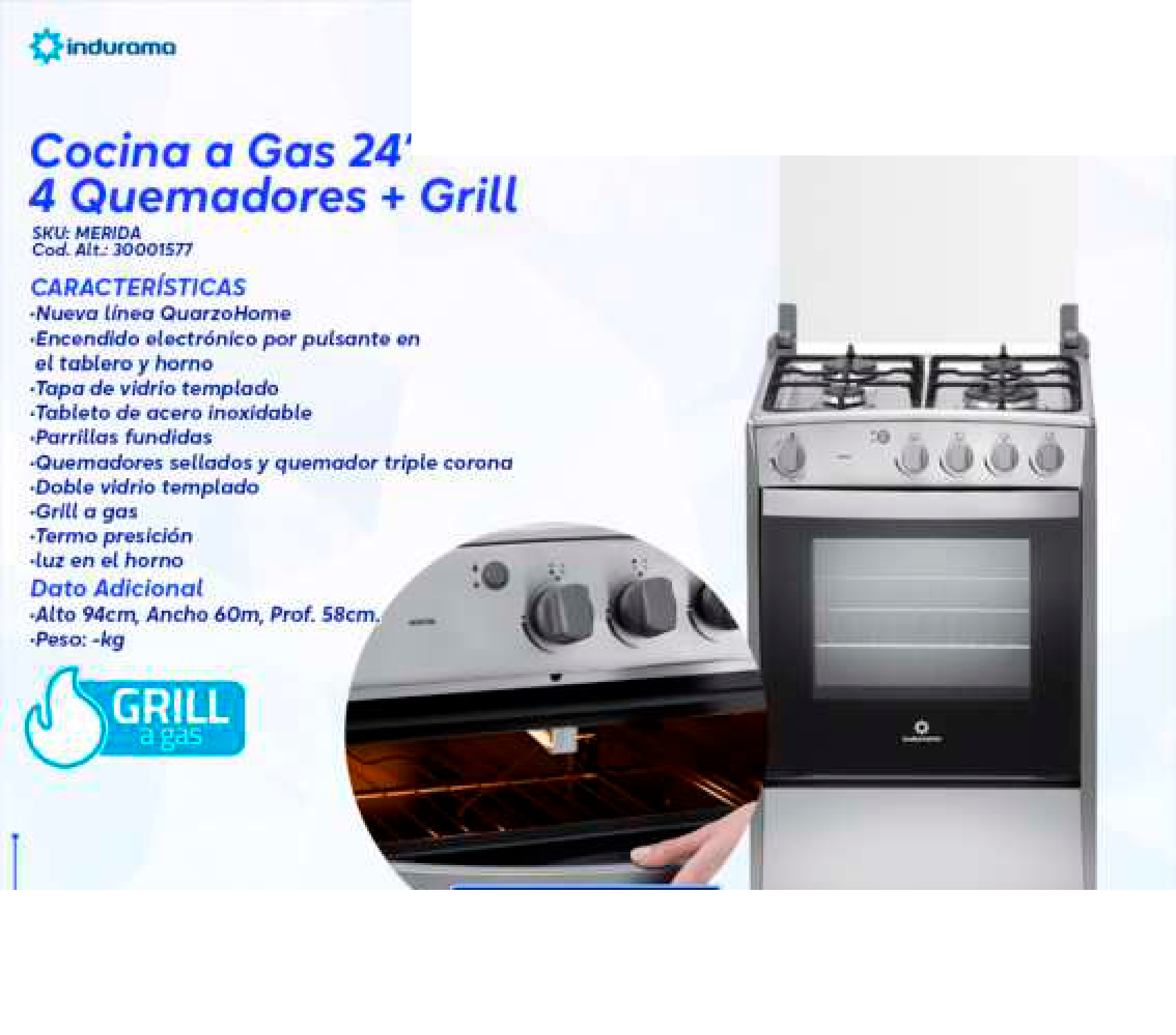Cocina a Gas 24