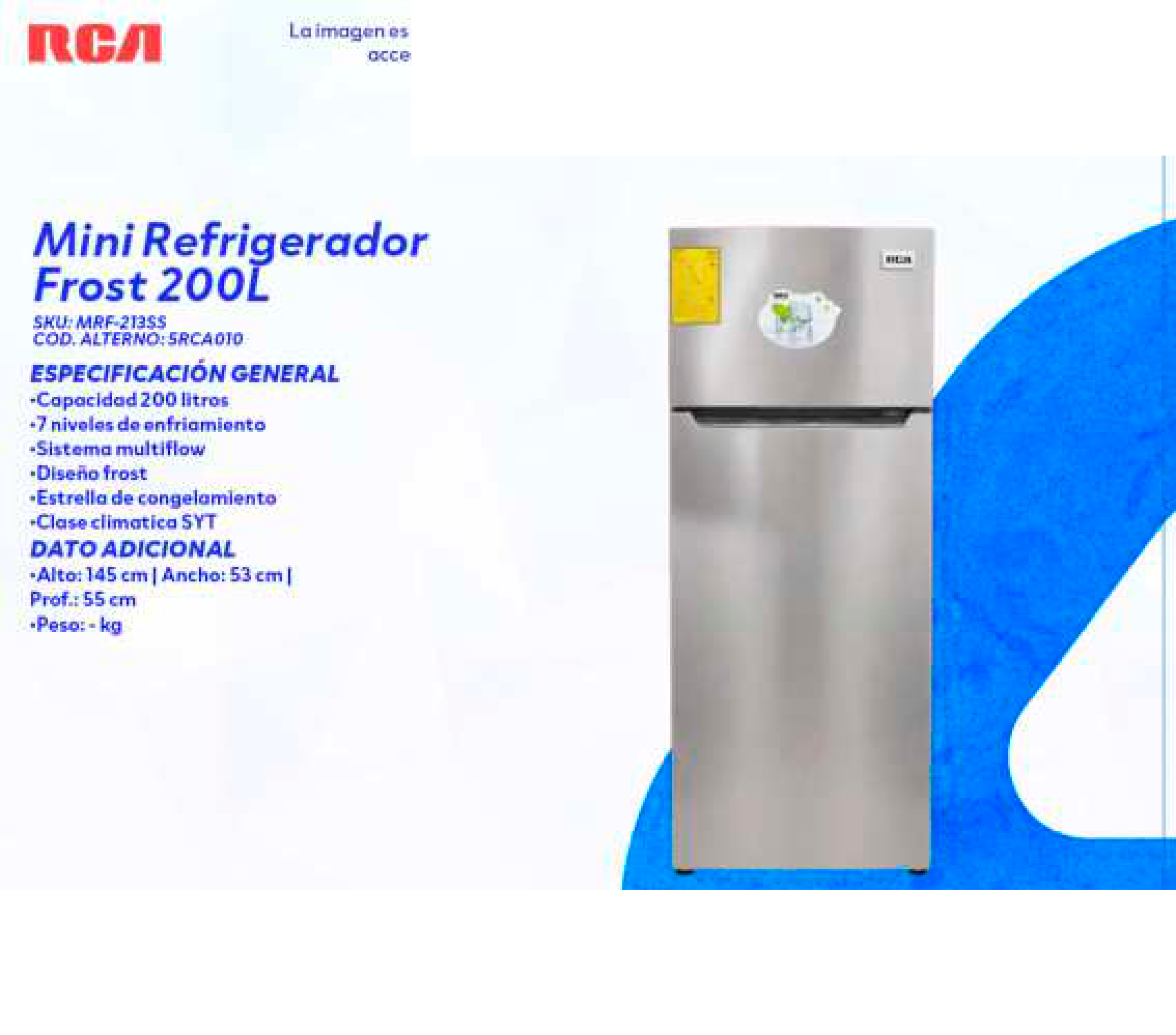 Mini Refrigerador Frost 200L