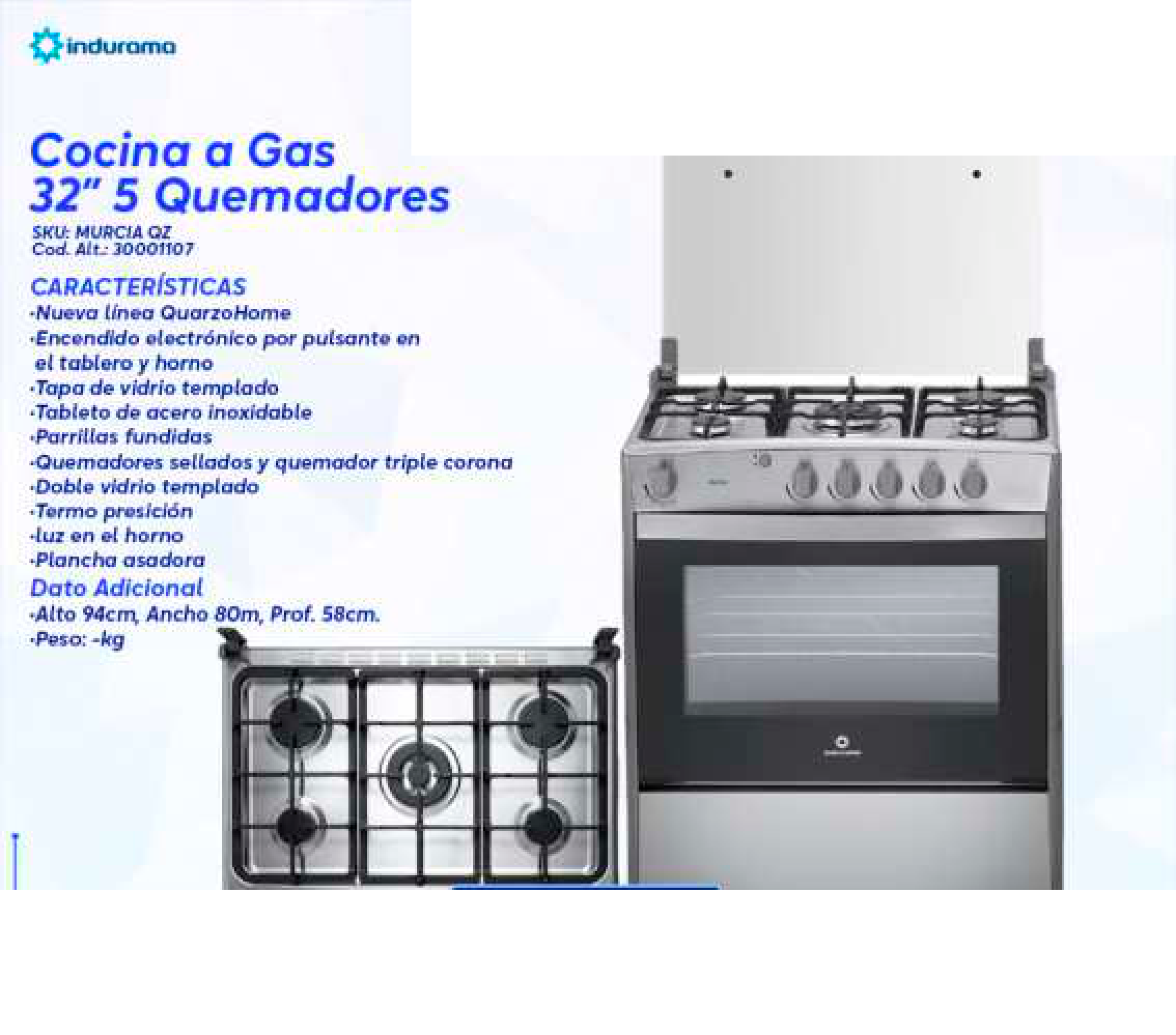 Cocina a Gas 32