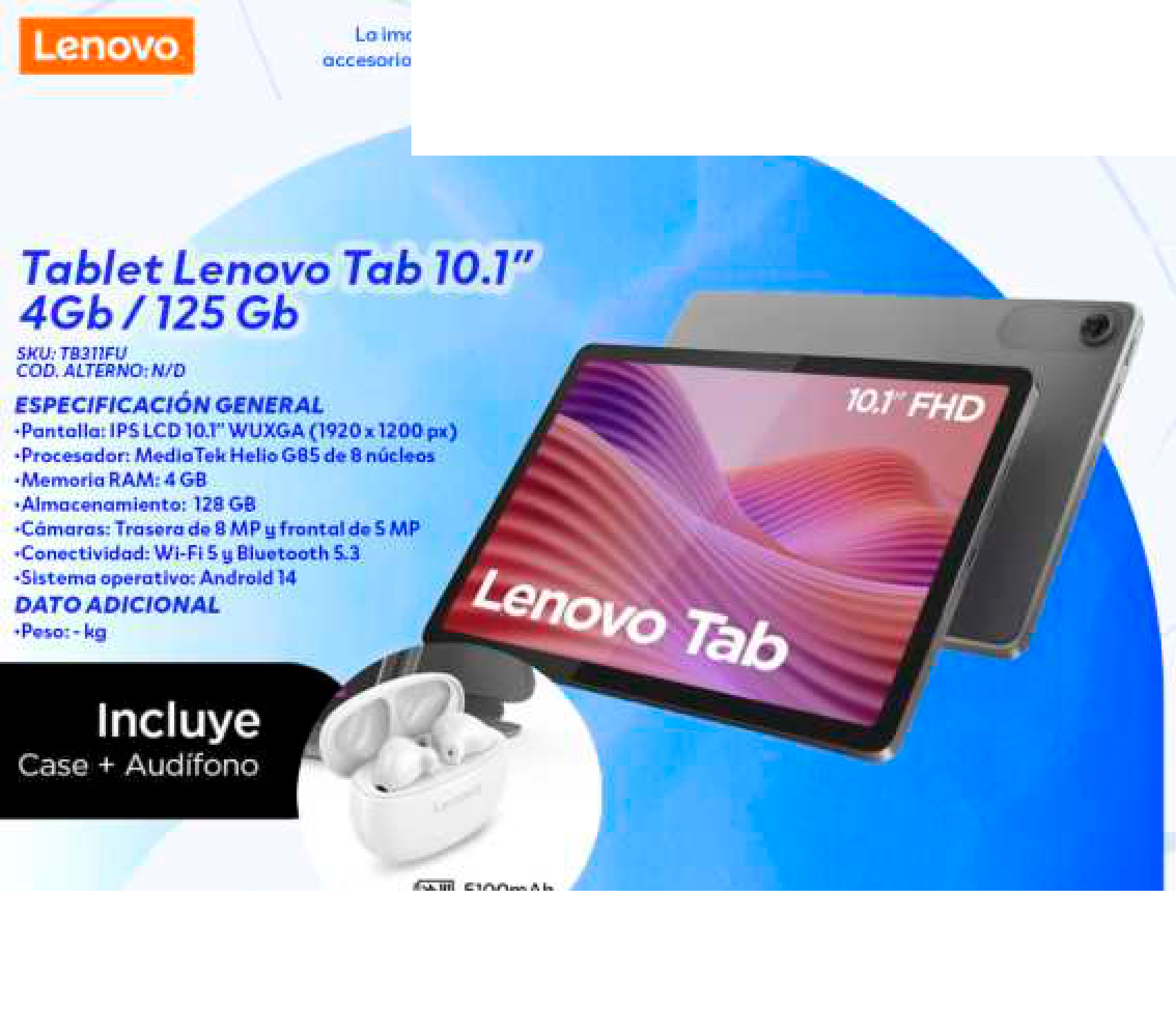 Tablet Lenovo Tab 10.1