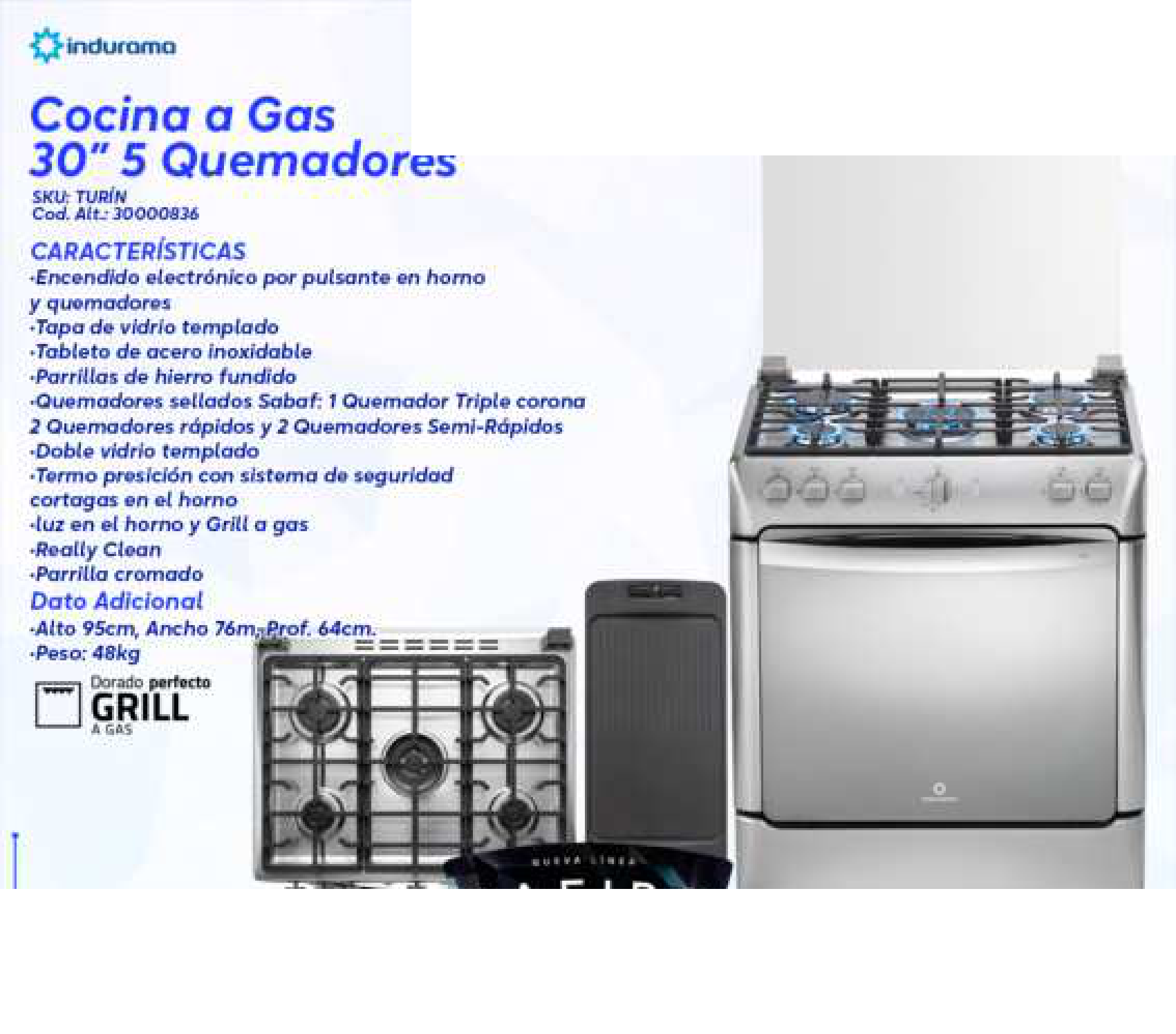 Cocina a Gas 30