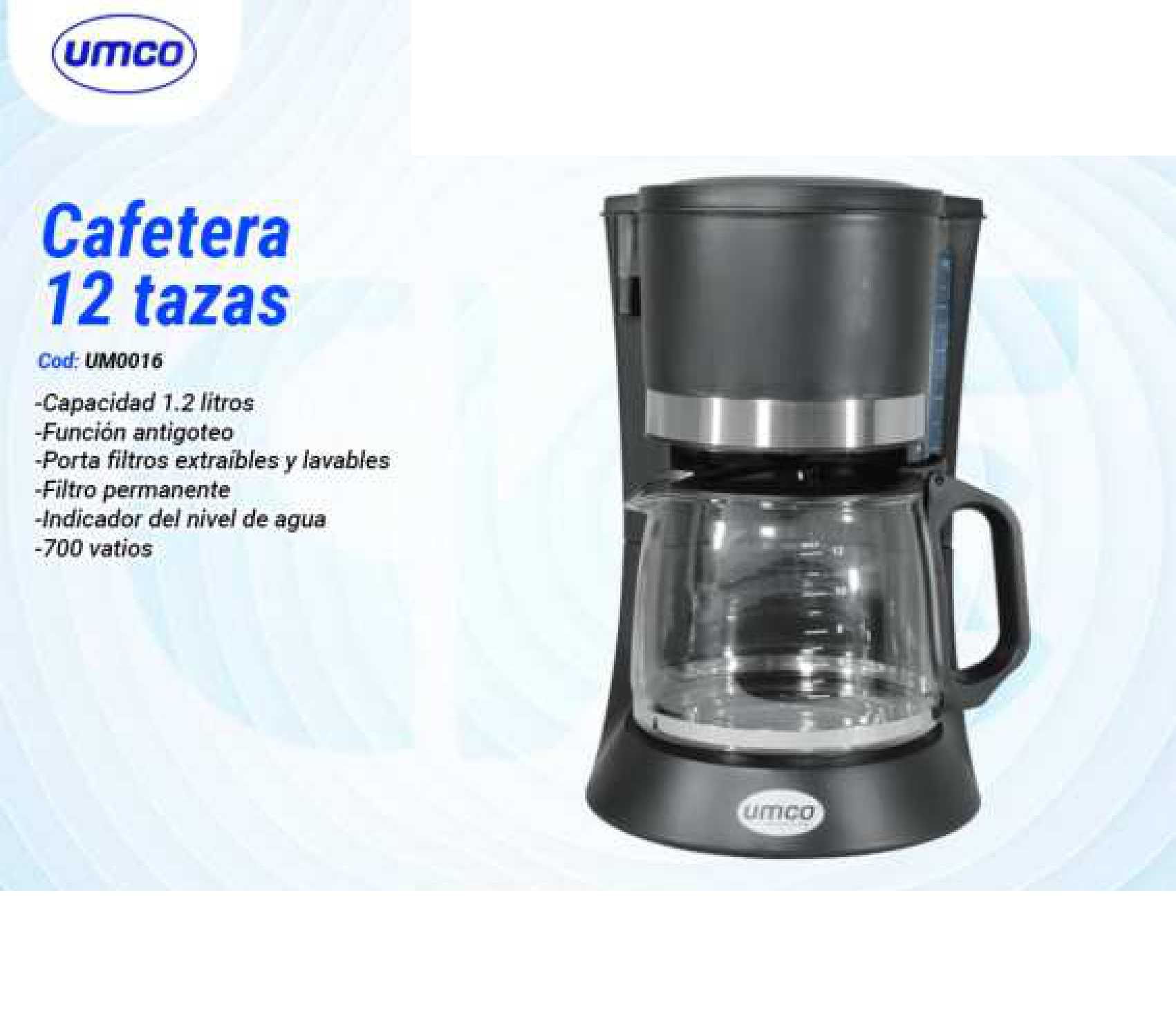 Cafetera 12 tazas