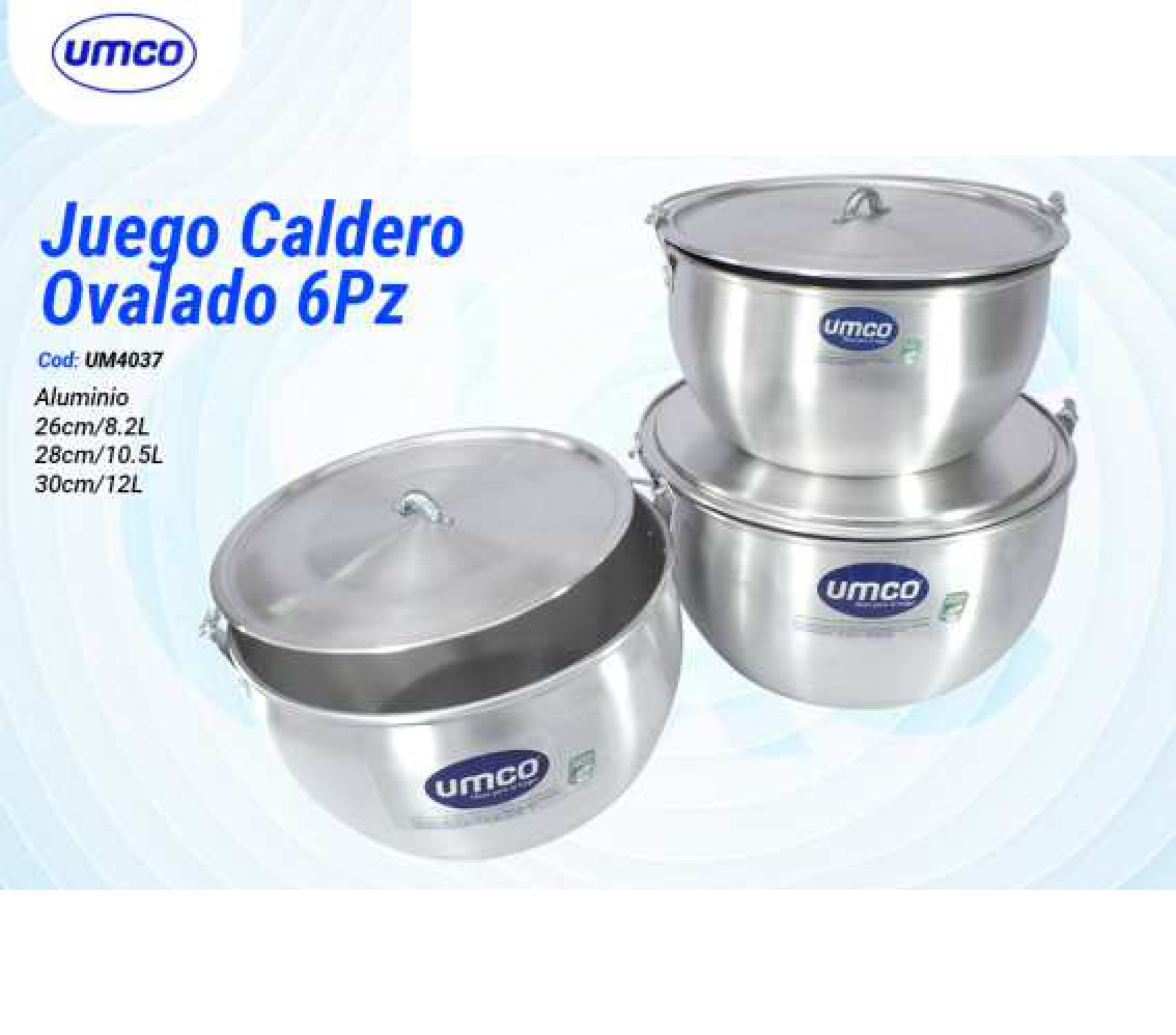Juego Caldero Ovalado 6Pz