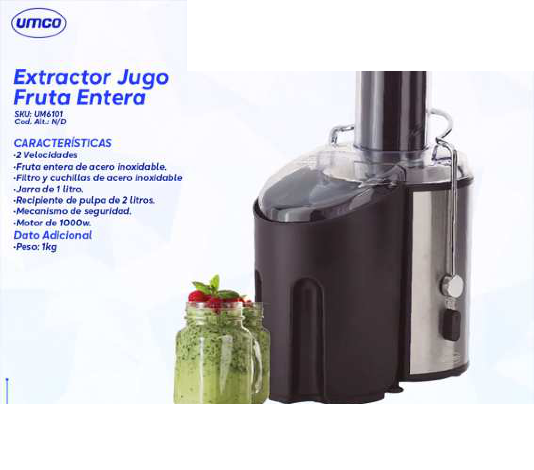 Extractor Jugo Fruta Entera