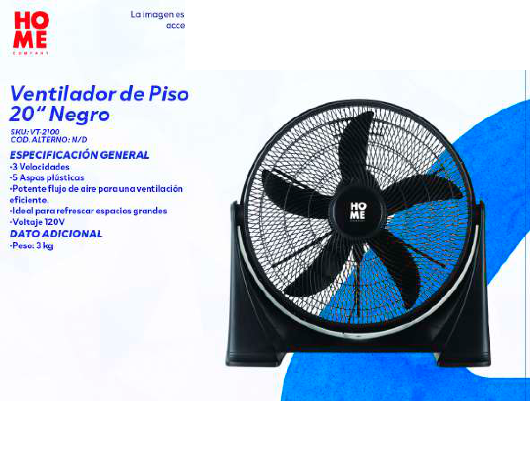 Ventilador de Piso 20